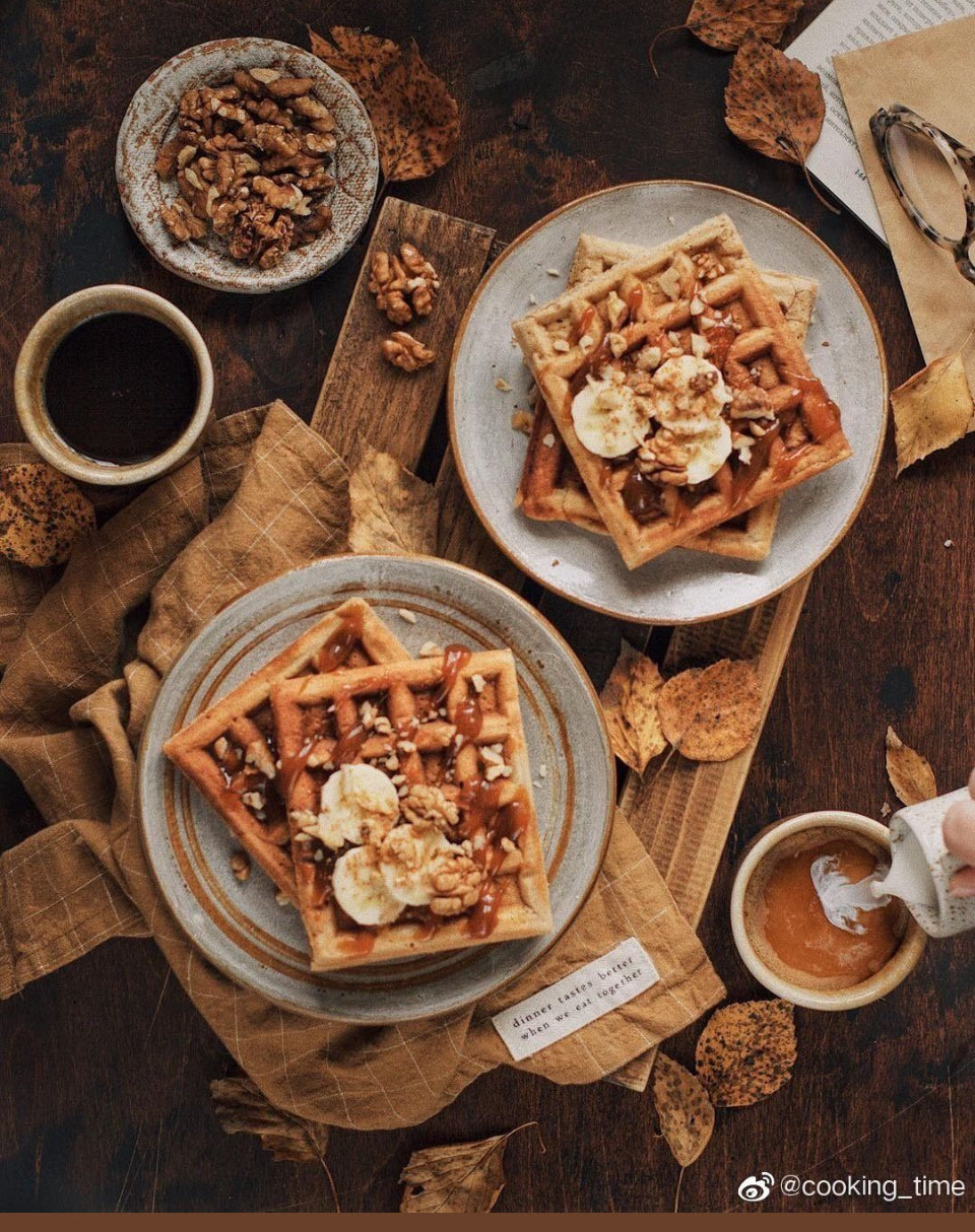 Pumpkin Pecan Waffles 🧇 🍂 🎃