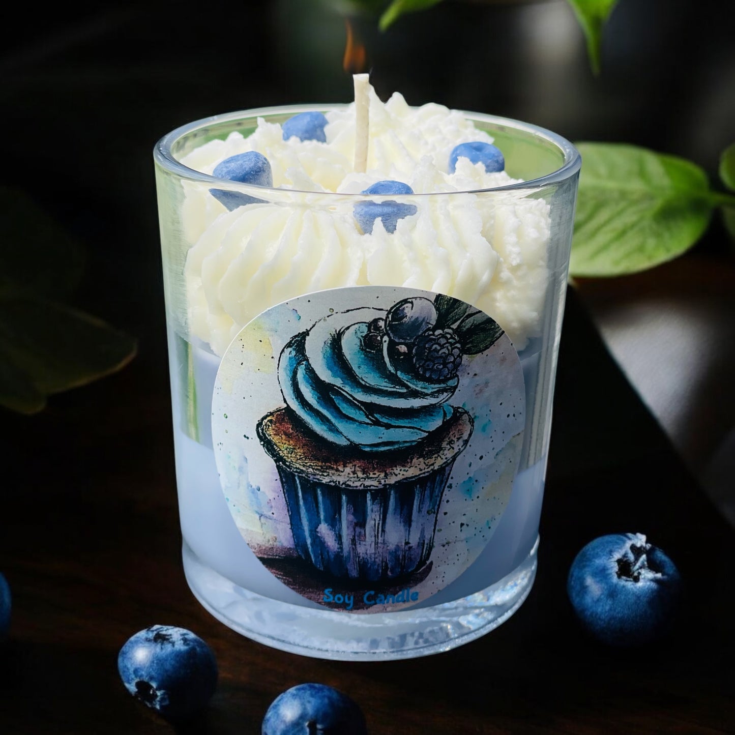 Blueberry Bomb Dessert Candle π«