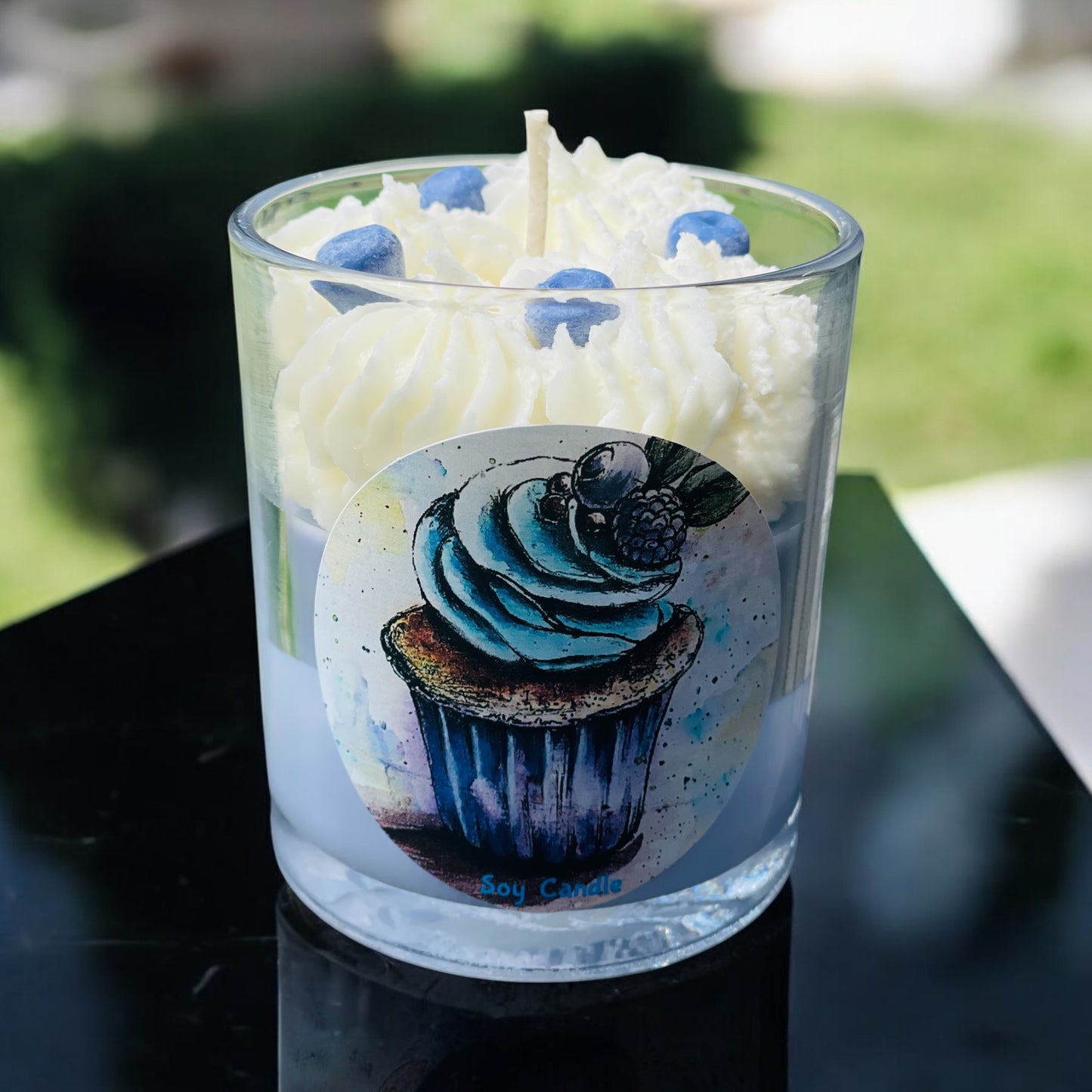 Blueberry Bomb Dessert Candle π«
