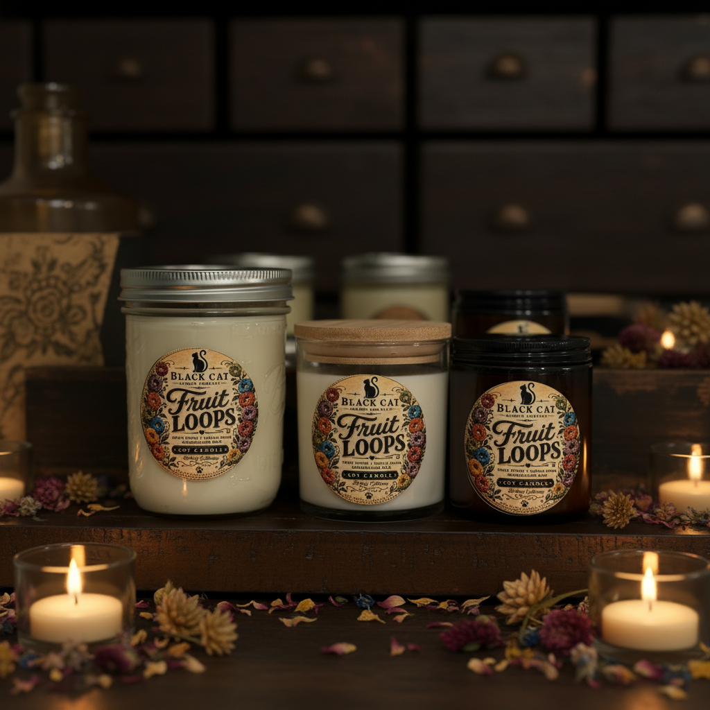 Fruit Loops Candle