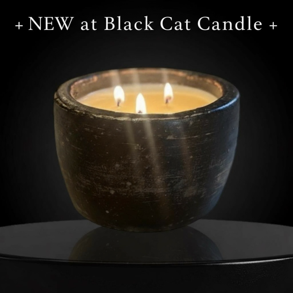 Elegant Black Bowl Candle