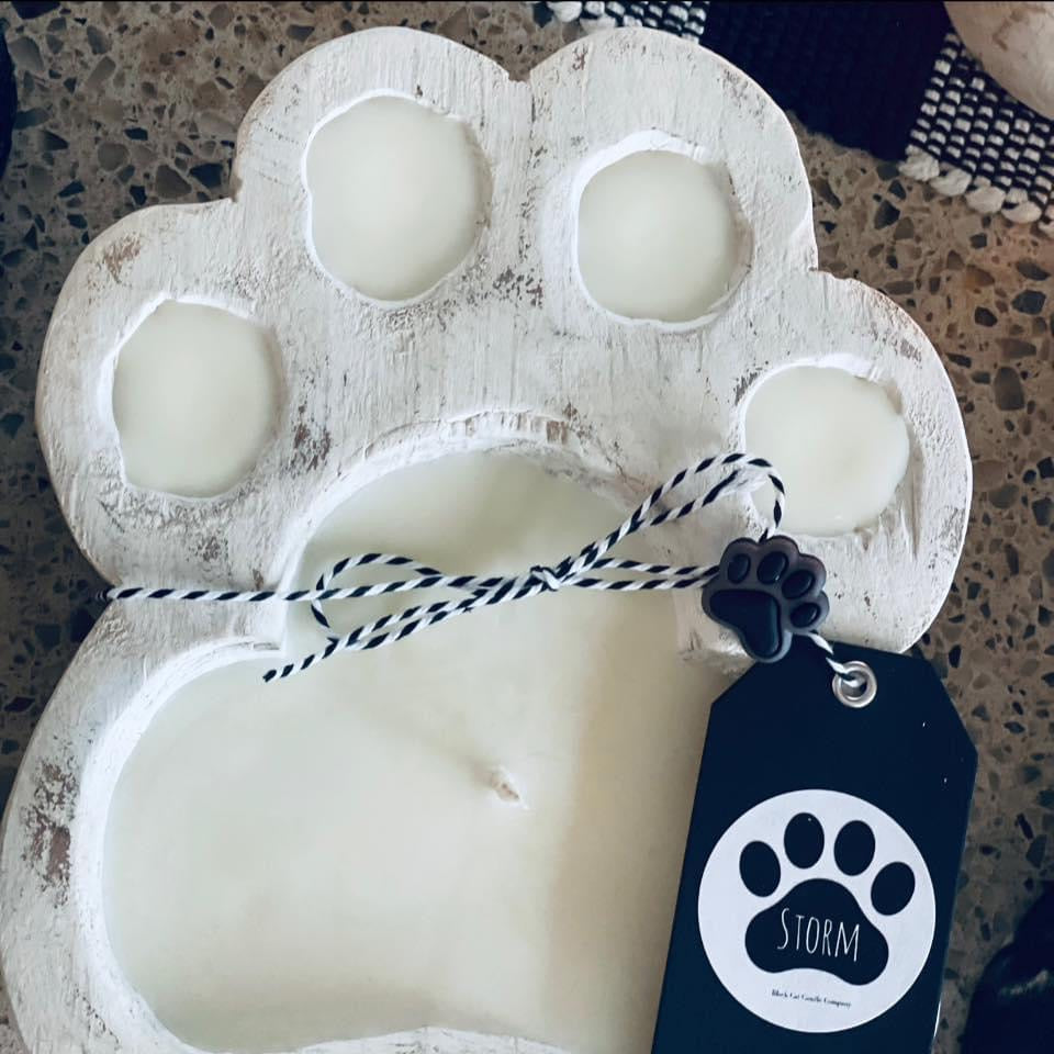 Paw Print Candle 🐾