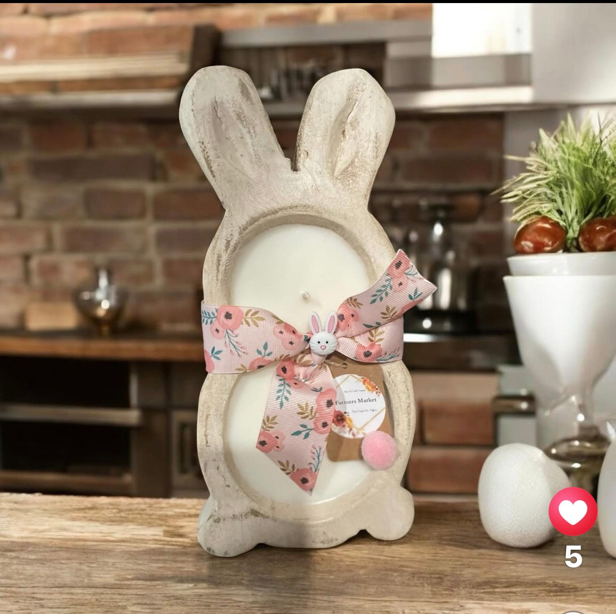 Bunny Candle