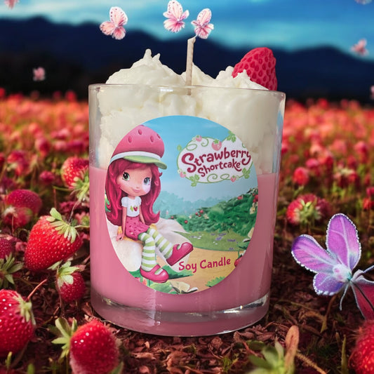 Strawberry Shortcake  Dessert Candle 🍓